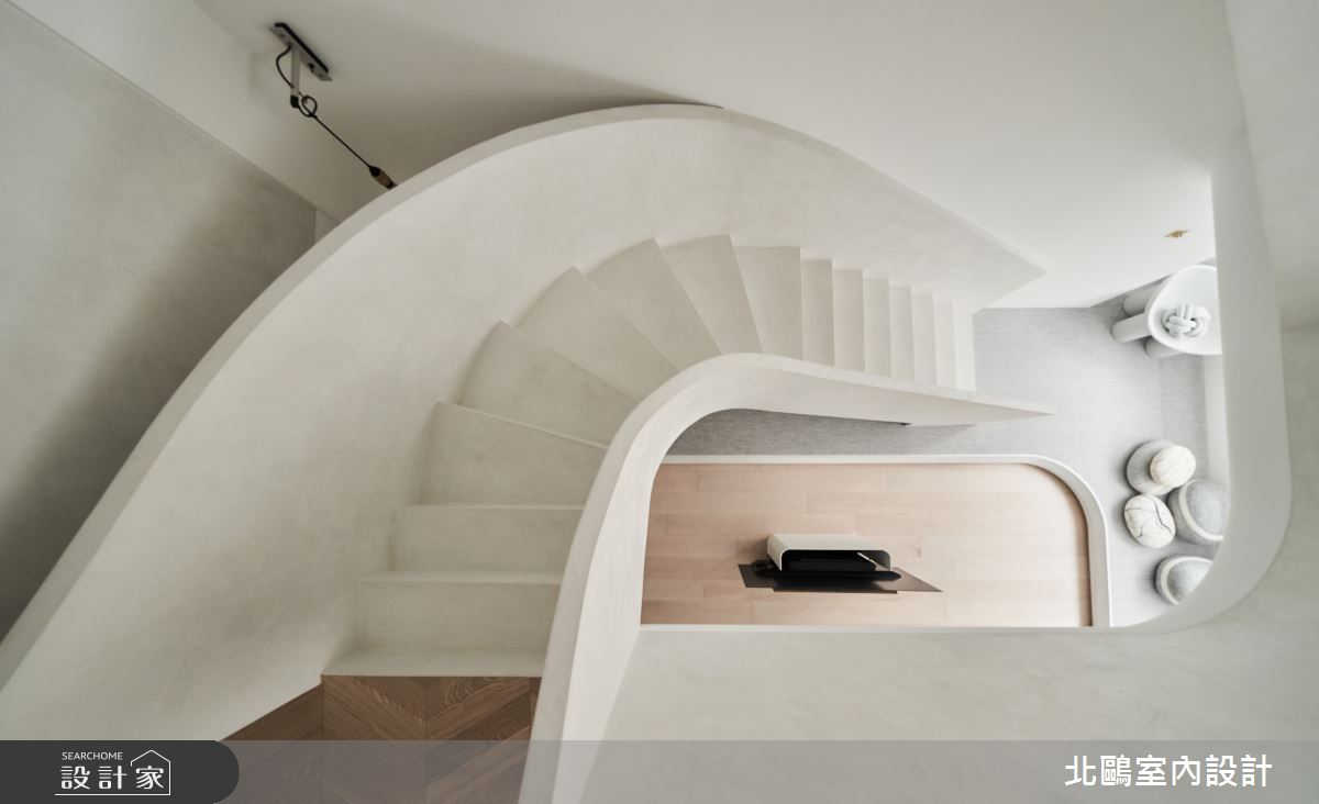 老屋(16~30年)＿北歐風樓梯案例圖片＿北鷗室內設計＿北鷗_47Gallery House之10