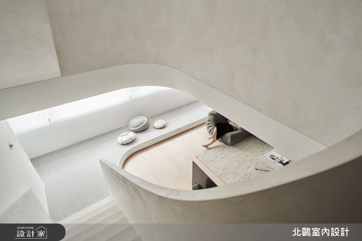 老屋(16~30年)＿北歐風客廳樓梯案例圖片＿北鷗室內設計＿北鷗_47Gallery House之9