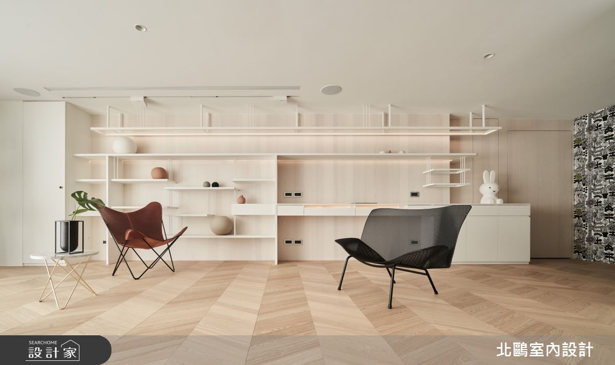 老屋(16~30年)＿北歐風書房兒童房兒童房多功能室案例圖片＿北鷗室內設計＿北鷗_47Gallery House之18
