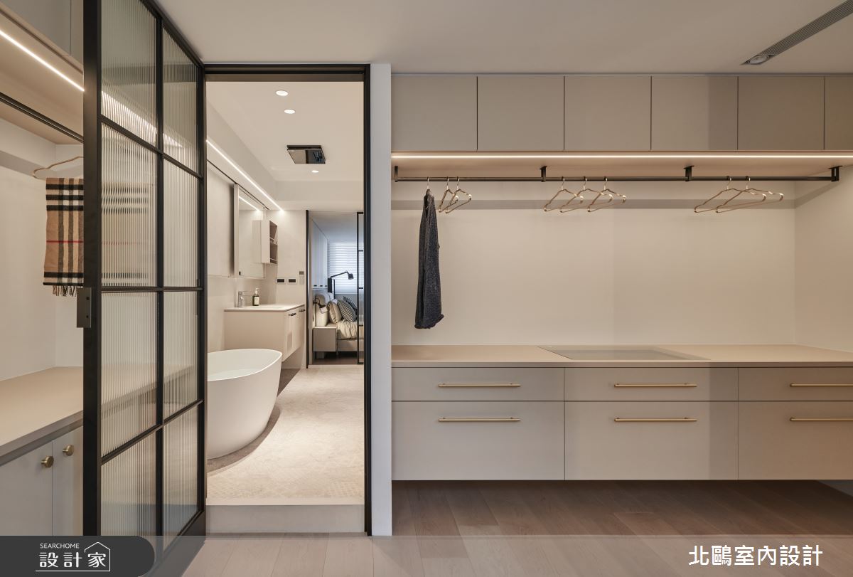 老屋(16~30年)＿北歐風更衣間浴室案例圖片＿北鷗室內設計＿北鷗_47Gallery House之24