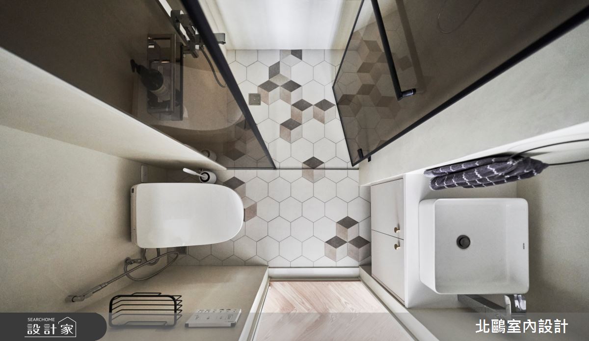 中古屋(5~15年)＿北歐風浴室案例圖片＿北鷗室內設計＿北鷗_48Kiwi House之34