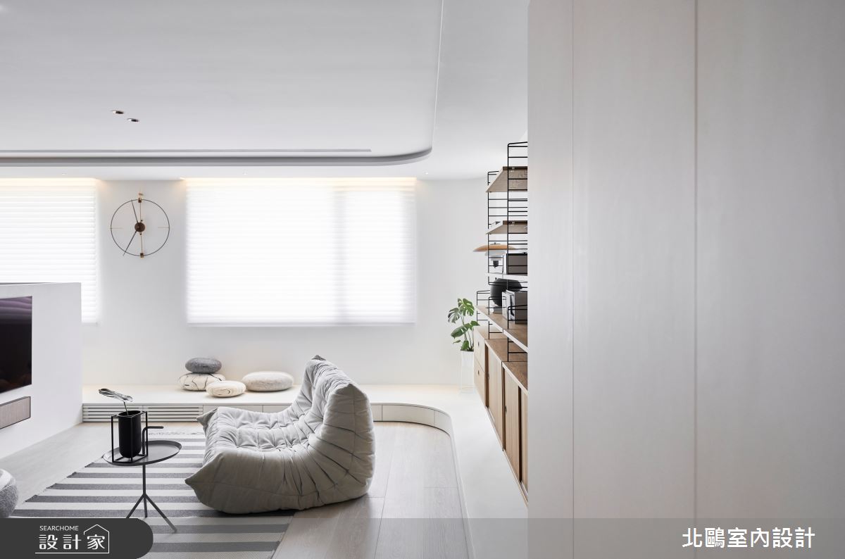 中古屋(5~15年)＿北歐風玄關客廳案例圖片＿北鷗室內設計＿北鷗_48Kiwi House之1