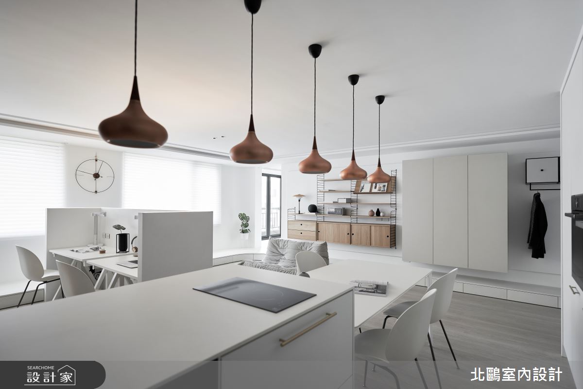 中古屋(5~15年)＿北歐風客廳餐廳工作區案例圖片＿北鷗室內設計＿北鷗_48Kiwi House之11