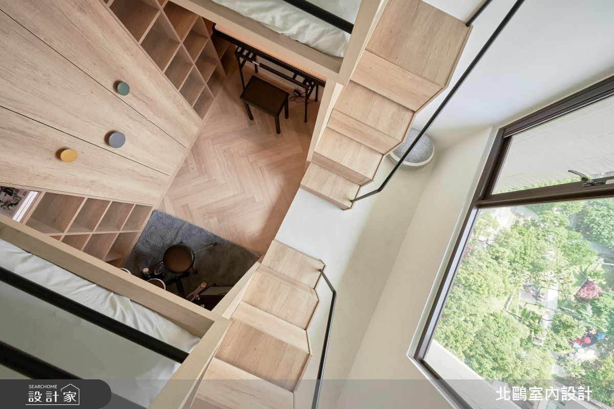 中古屋(5~15年)＿北歐風臥室兒童房工作區兒童房閣樓多功能室案例圖片＿北鷗室內設計＿北鷗_48Kiwi House之19