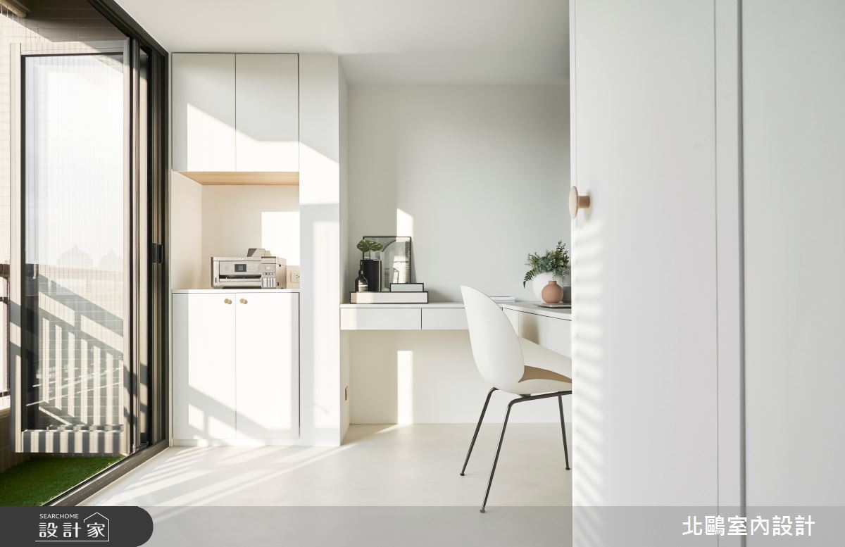 中古屋(5~15年)＿北歐風書房工作區陽台多功能室案例圖片＿北鷗室內設計＿北鷗_48Kiwi House之26