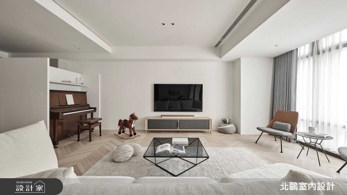 毛胚屋＿北歐風客廳案例圖片＿北鷗室內設計＿北鷗_49Sparkle House之8