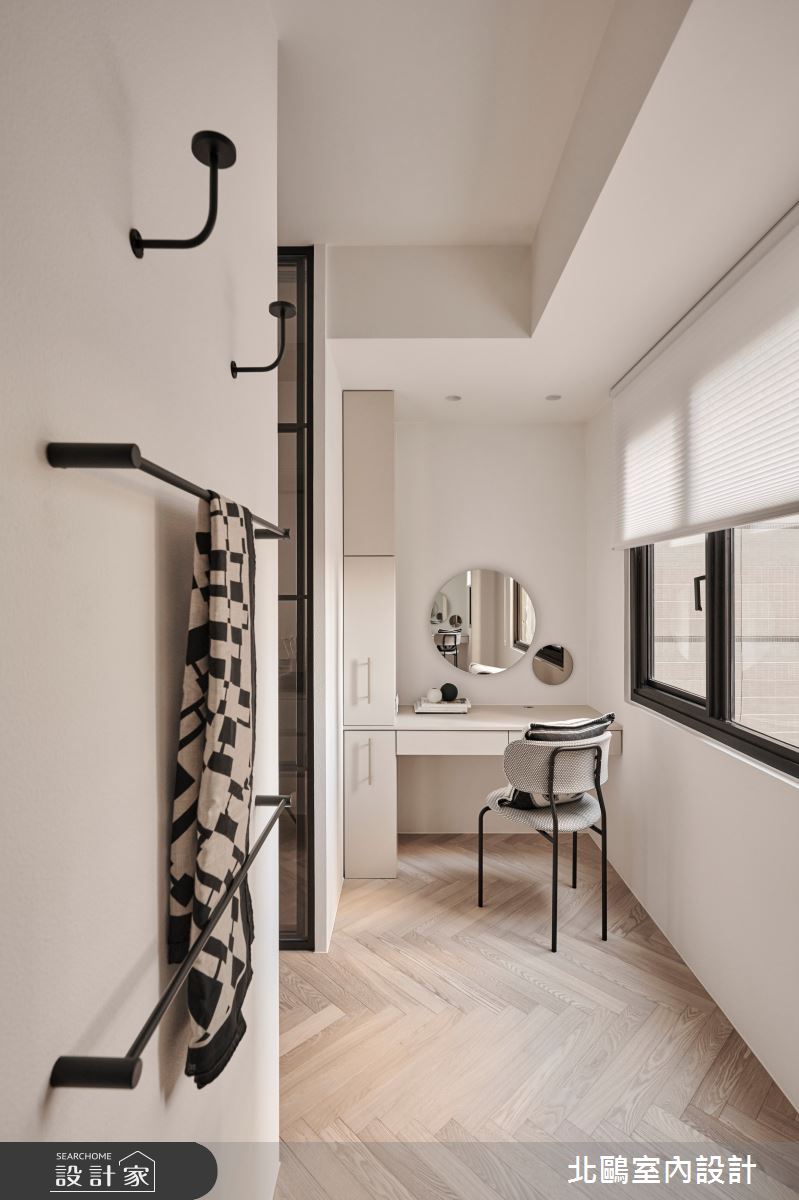 毛胚屋＿北歐風更衣間案例圖片＿北鷗室內設計＿北鷗_49Sparkle House之21