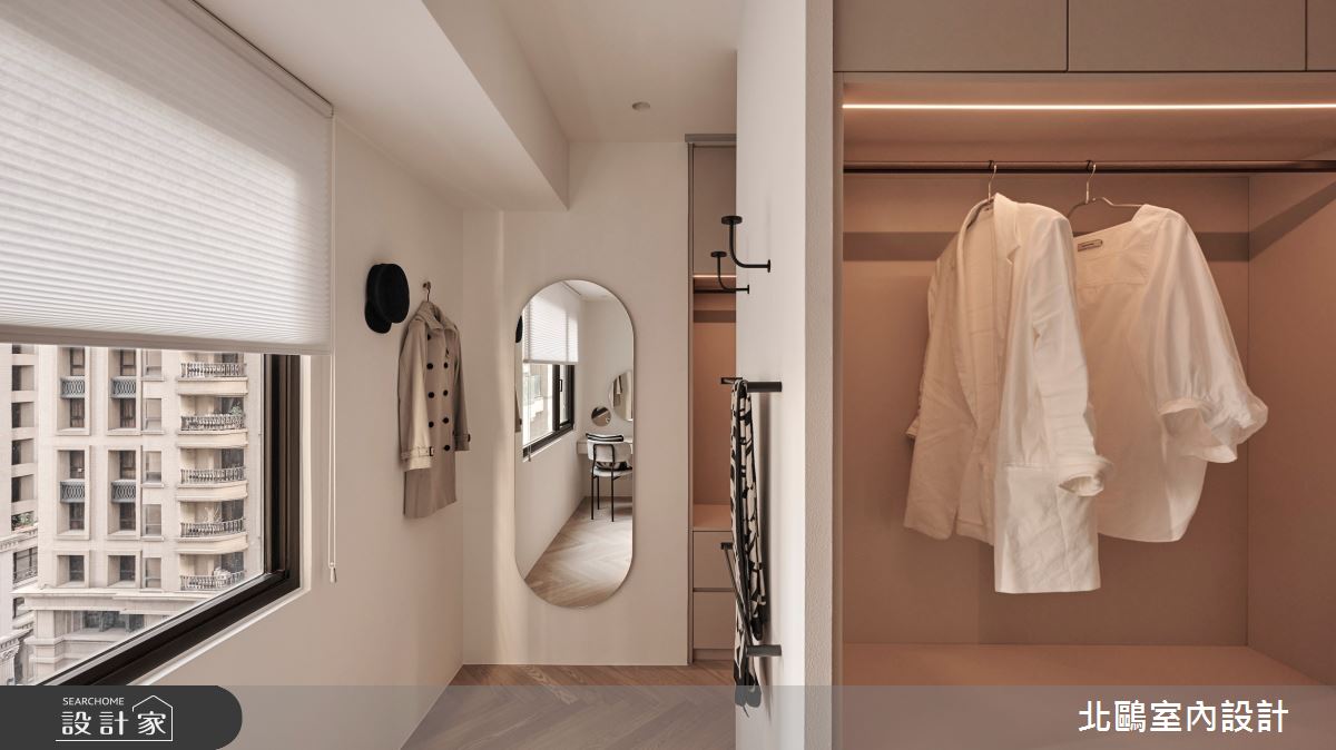 毛胚屋＿北歐風更衣間案例圖片＿北鷗室內設計＿北鷗_49Sparkle House之22