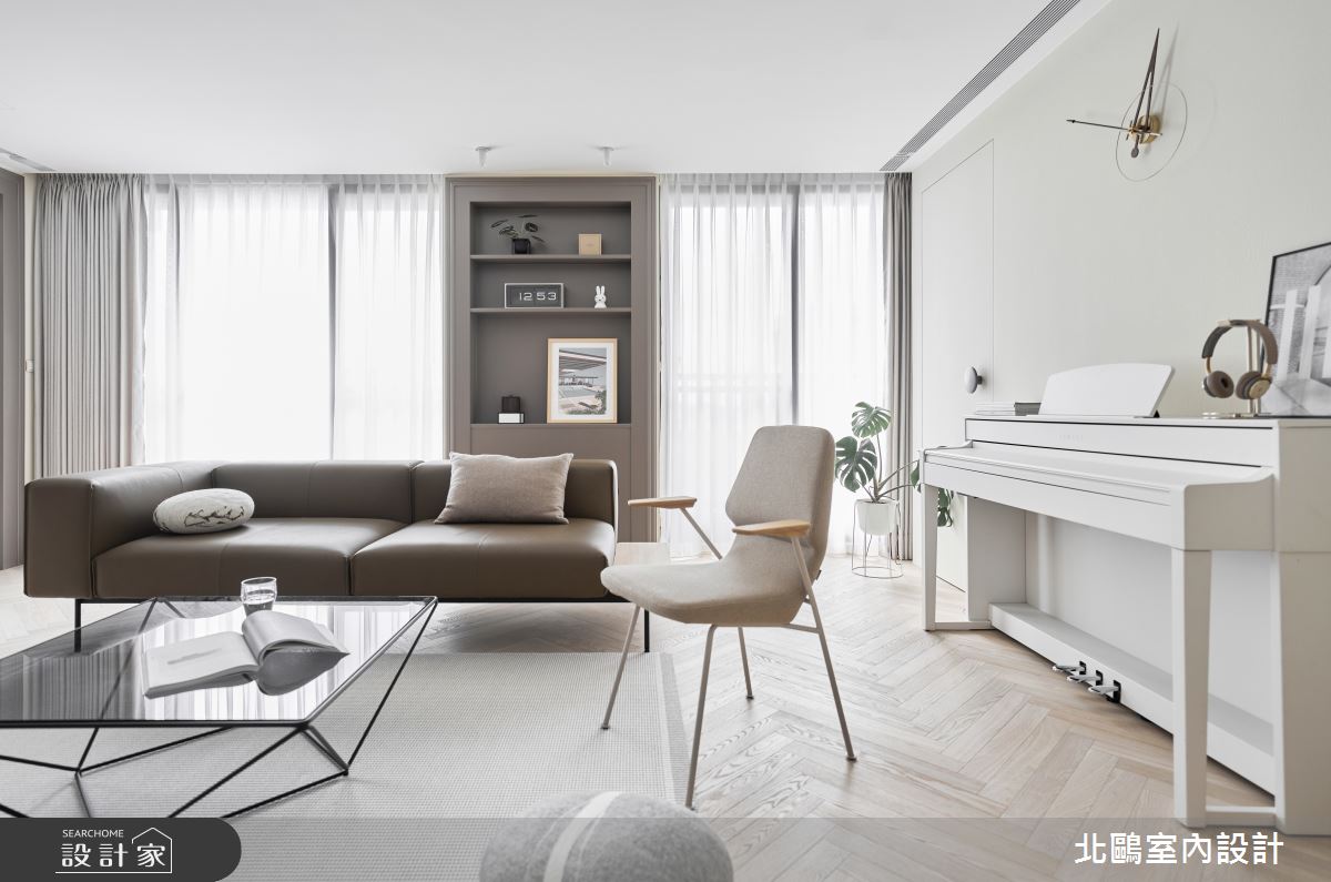毛胚屋＿北歐風客廳案例圖片＿北鷗室內設計＿北鷗_52Pinky House之7