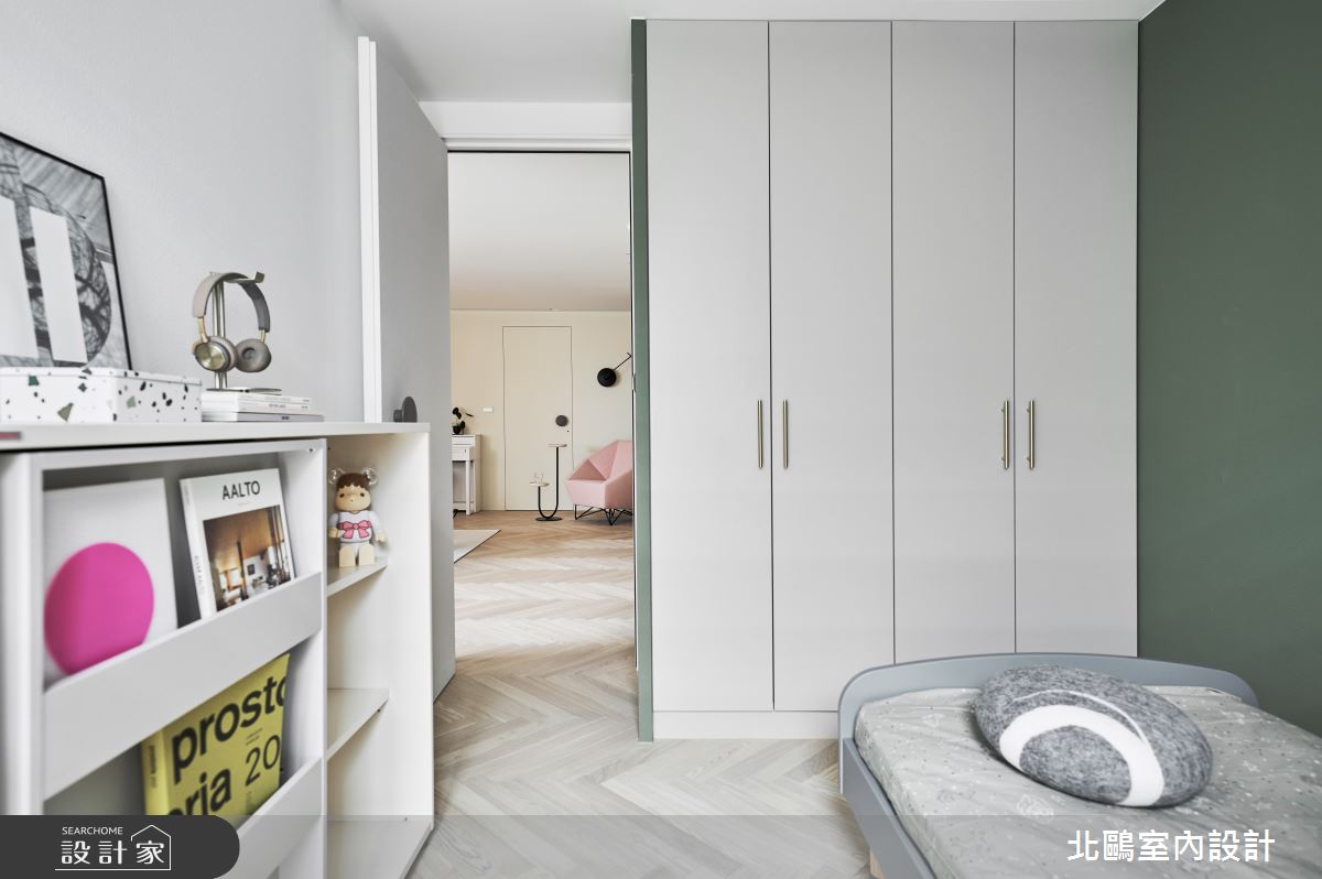 毛胚屋＿北歐風臥室案例圖片＿北鷗室內設計＿北鷗_52Pinky House之26