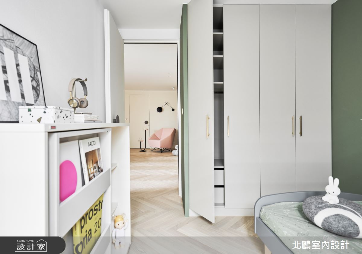 毛胚屋＿北歐風臥室案例圖片＿北鷗室內設計＿北鷗_52Pinky House之27