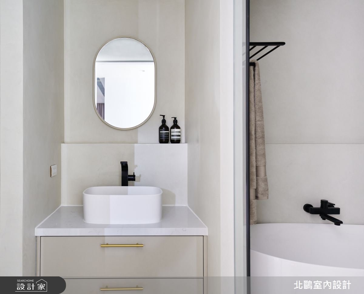 毛胚屋＿北歐風浴室案例圖片＿北鷗室內設計＿北鷗_52Pinky House之37