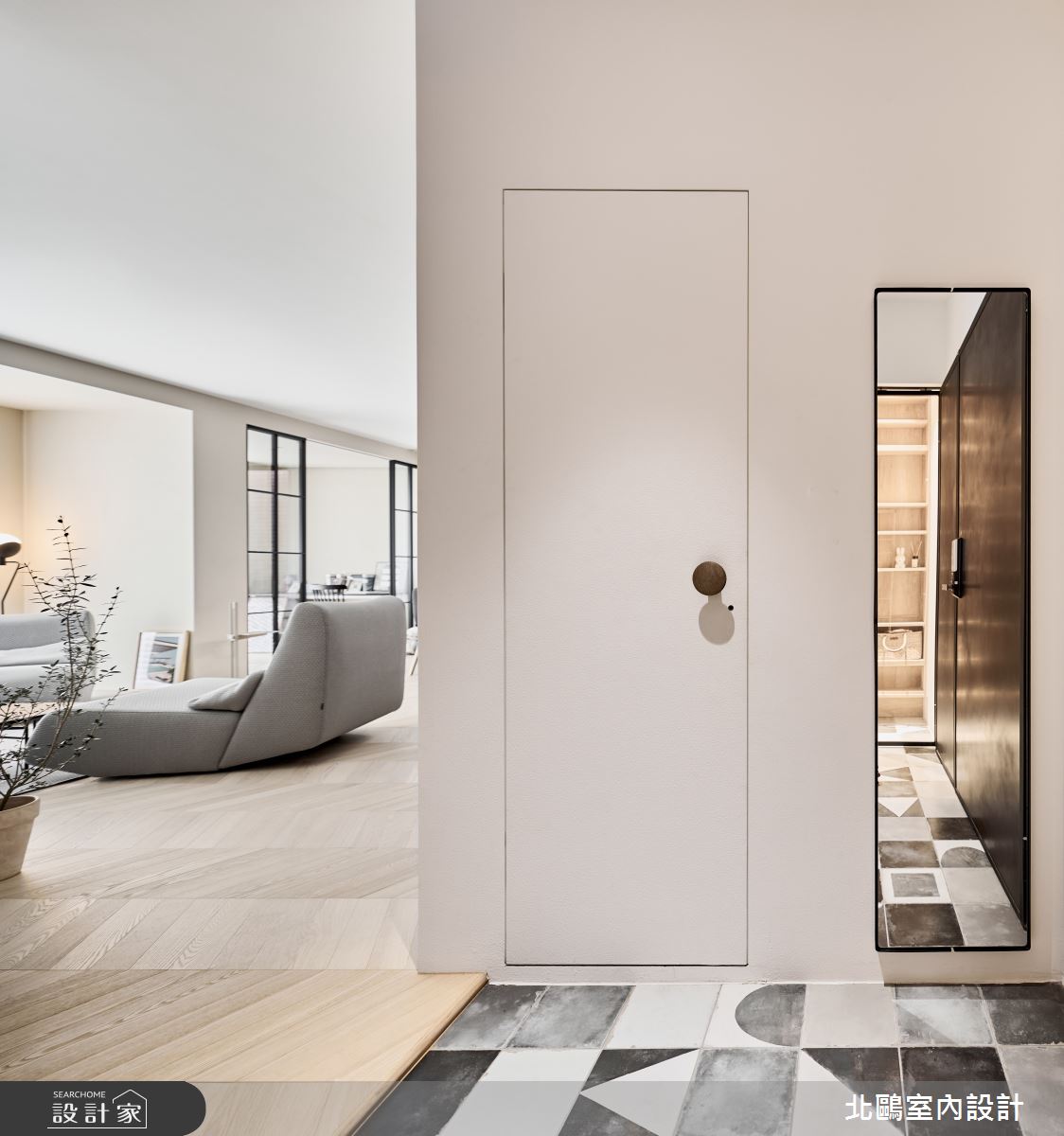 39坪毛胚屋＿北歐風玄關案例圖片＿北鷗室內設計＿北鷗_53CC Maison之4