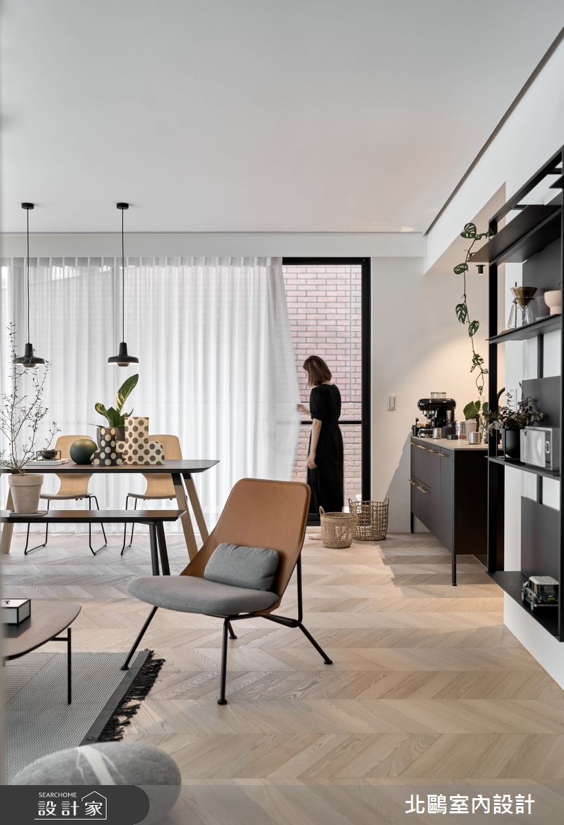 39坪毛胚屋＿北歐風客廳餐廳案例圖片＿北鷗室內設計＿北鷗_53CC Maison之12
