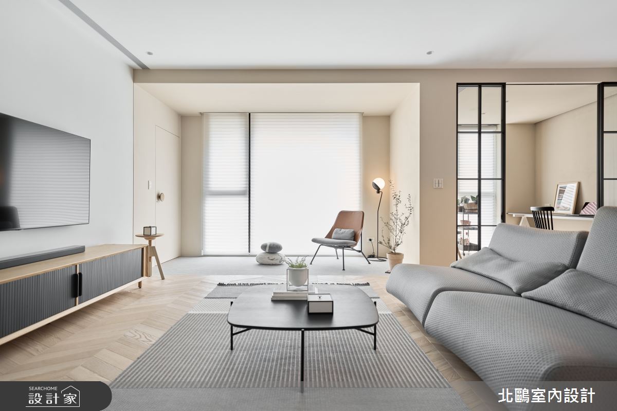 39坪毛胚屋＿北歐風客廳案例圖片＿北鷗室內設計＿北鷗_53CC Maison之6
