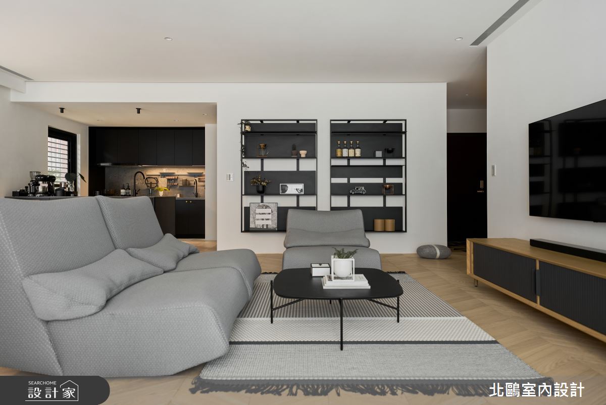 39坪毛胚屋＿北歐風客廳案例圖片＿北鷗室內設計＿北鷗_53CC Maison之7