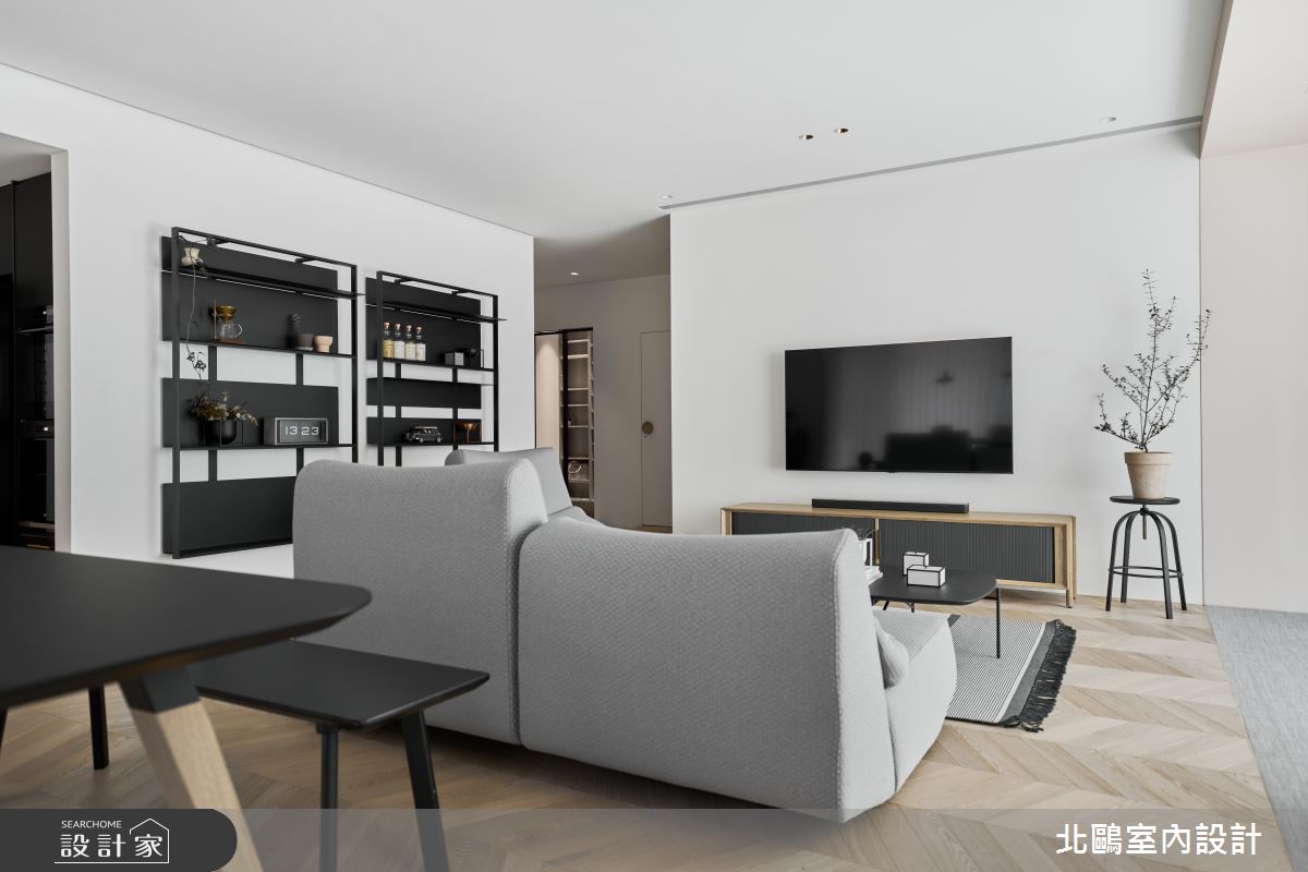 39坪毛胚屋＿北歐風客廳餐廳案例圖片＿北鷗室內設計＿北鷗_53CC Maison之14
