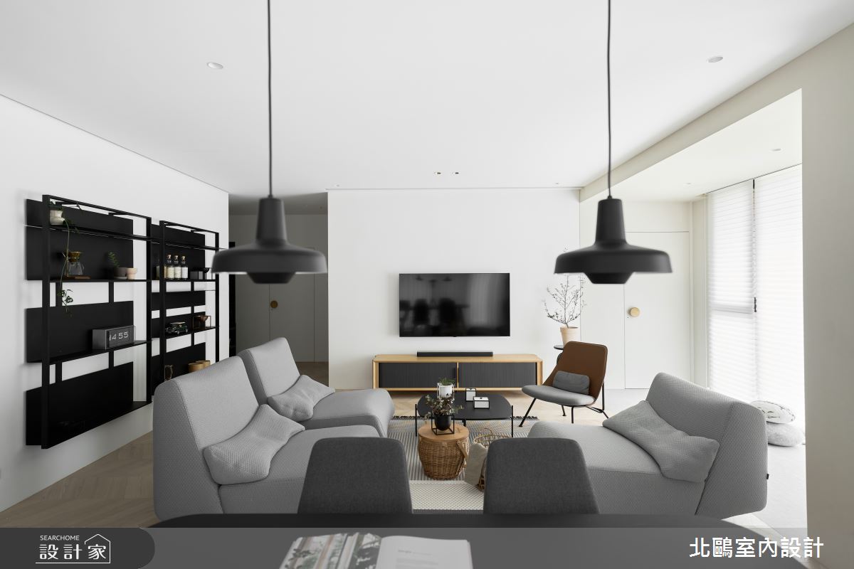 39坪毛胚屋＿北歐風客廳餐廳案例圖片＿北鷗室內設計＿北鷗_53CC Maison之24