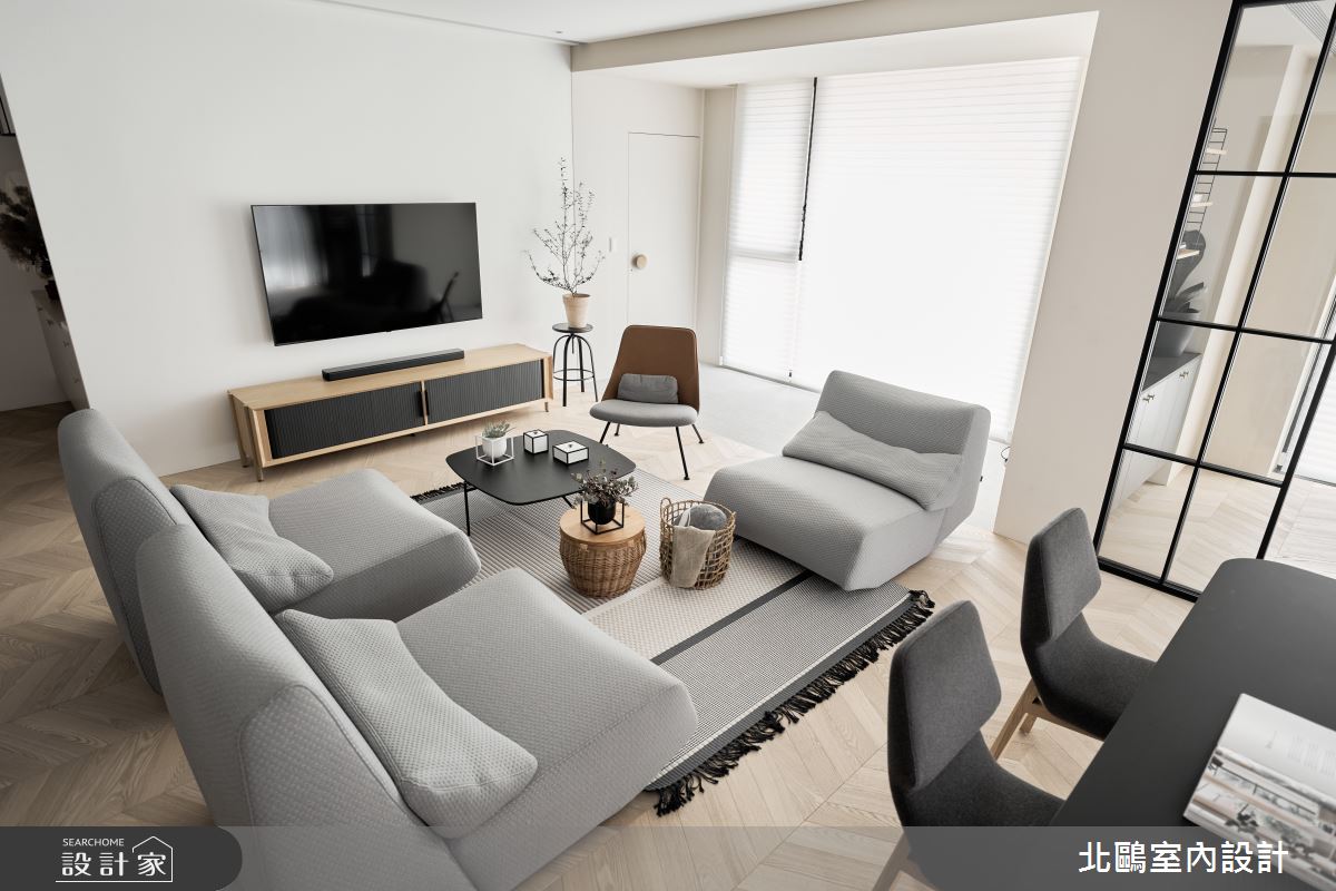 39坪毛胚屋＿北歐風客廳餐廳案例圖片＿北鷗室內設計＿北鷗_53CC Maison之25