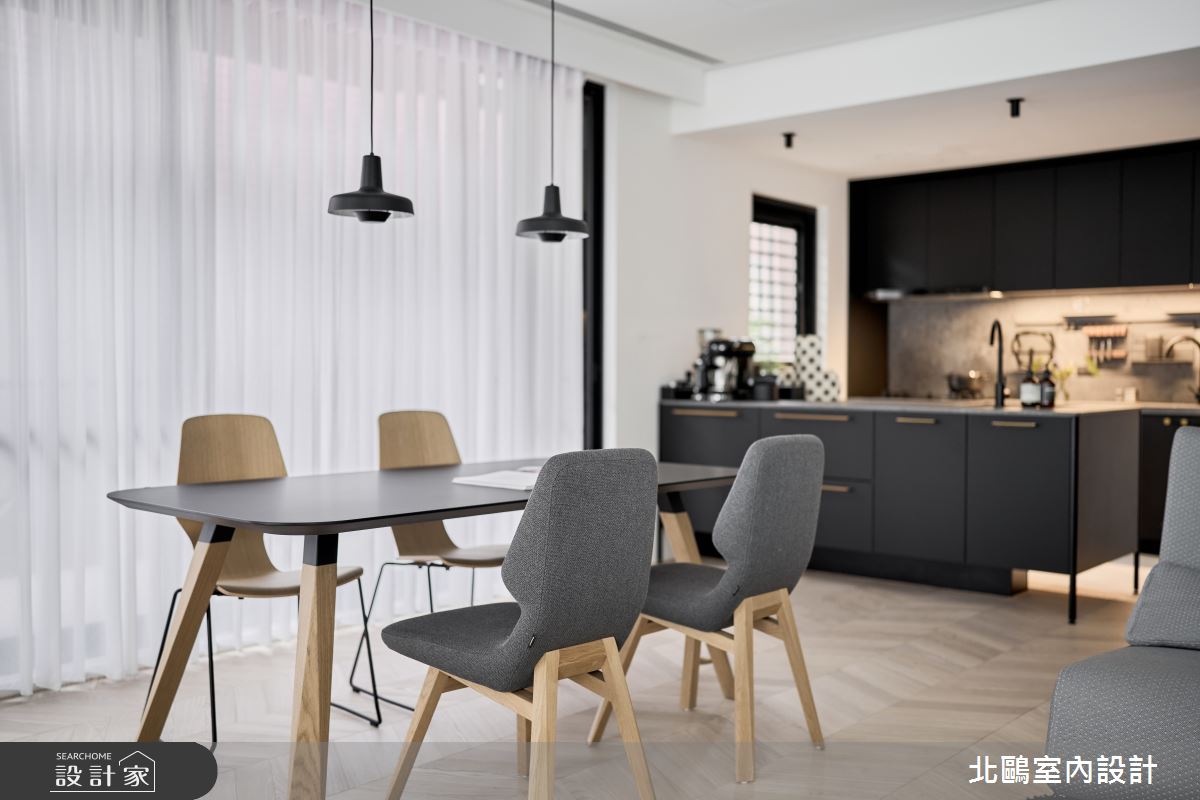 39坪毛胚屋＿北歐風餐廳廚房中島案例圖片＿北鷗室內設計＿北鷗_53CC Maison之26