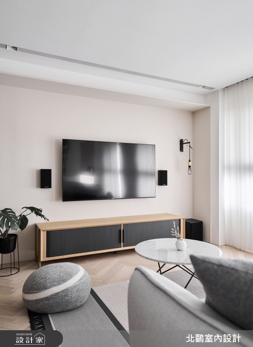 18坪新成屋(5年以下)＿北歐風客廳案例圖片＿北鷗室內設計＿北鷗_54Studio House之11