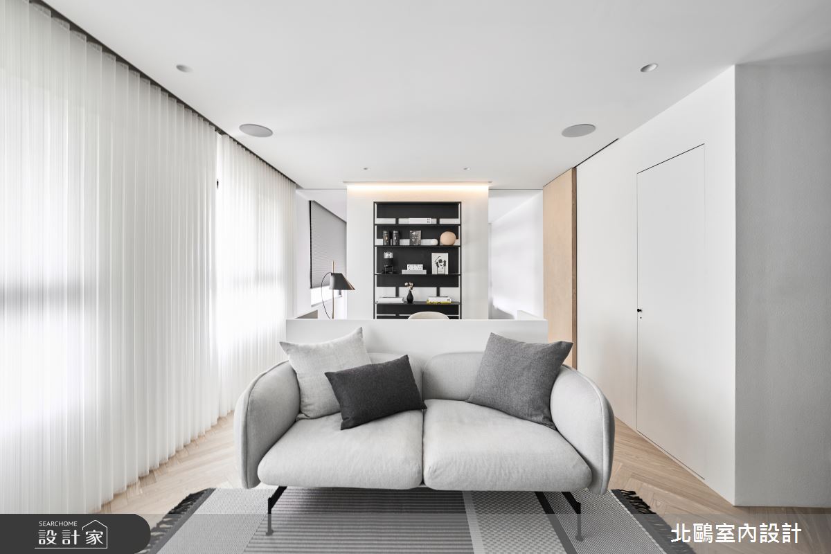 18坪新成屋(5年以下)＿北歐風客廳案例圖片＿北鷗室內設計＿北鷗_54Studio House之16