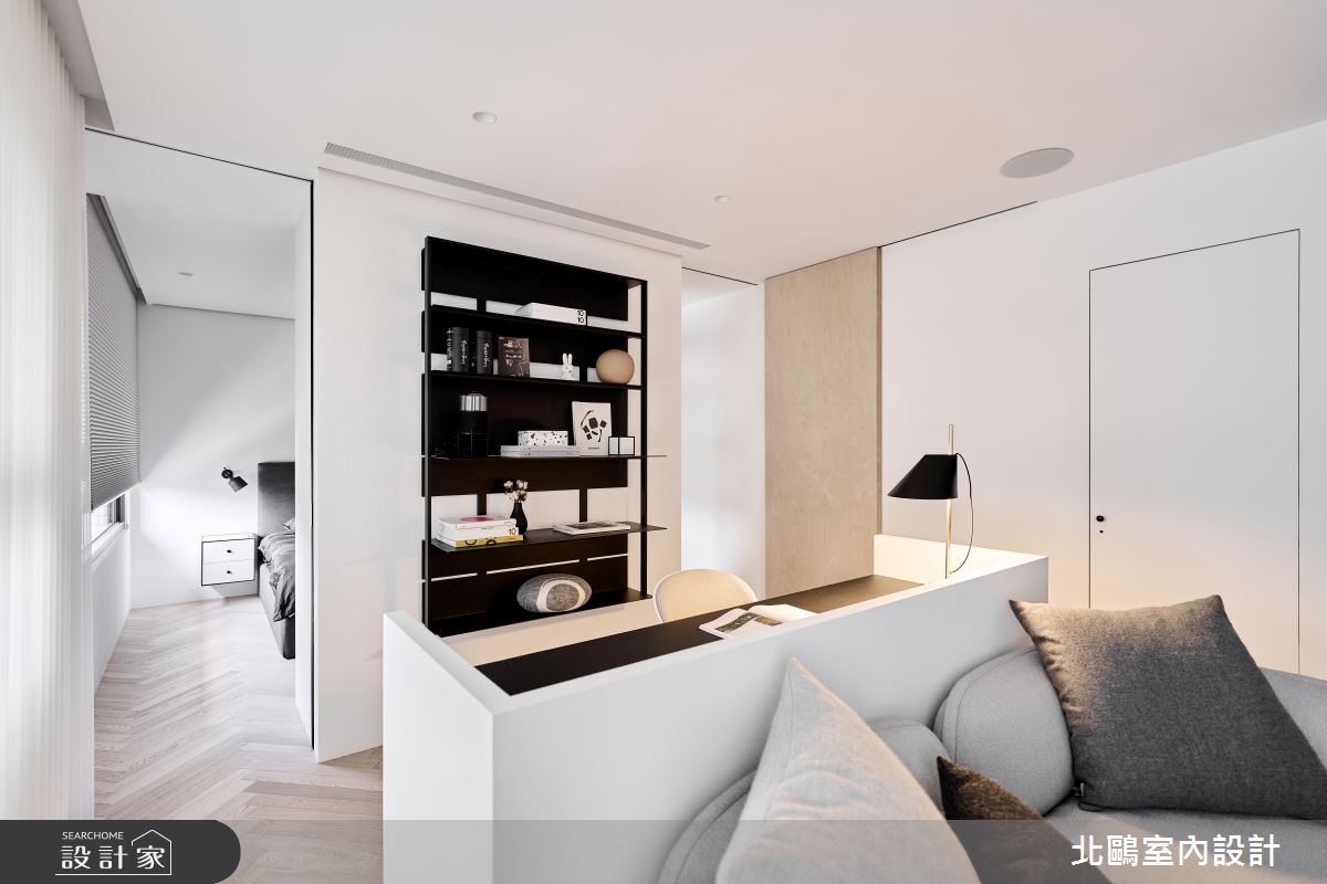 18坪新成屋(5年以下)＿北歐風書房案例圖片＿北鷗室內設計＿北鷗_54Studio House之18
