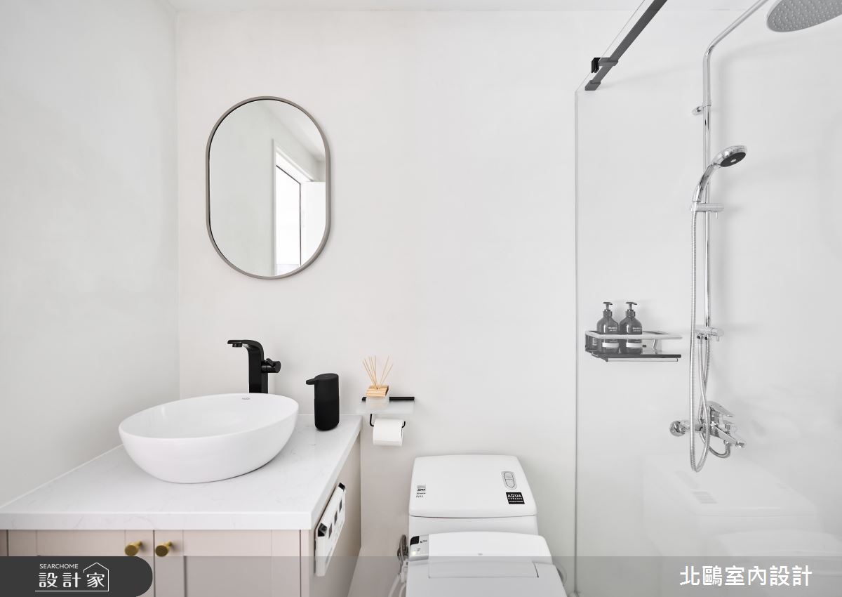18坪新成屋(5年以下)＿北歐風浴室案例圖片＿北鷗室內設計＿北鷗_54Studio House之29