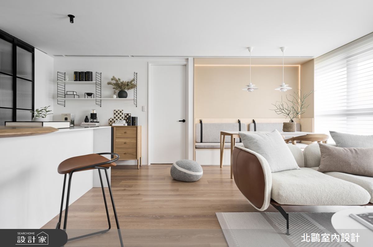 新成屋(5年以下)＿北歐風客廳吧檯案例圖片＿北鷗室內設計＿北鷗_55Lynn House之8