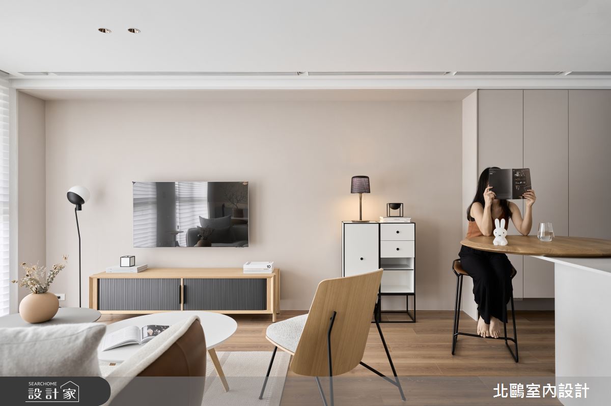 新成屋(5年以下)＿北歐風客廳吧檯案例圖片＿北鷗室內設計＿北鷗_55Lynn House之2