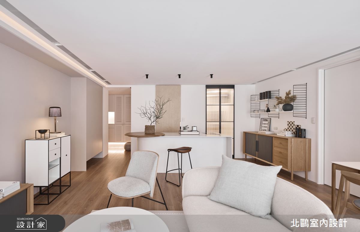 新成屋(5年以下)＿北歐風客廳吧檯案例圖片＿北鷗室內設計＿北鷗_55Lynn House之19