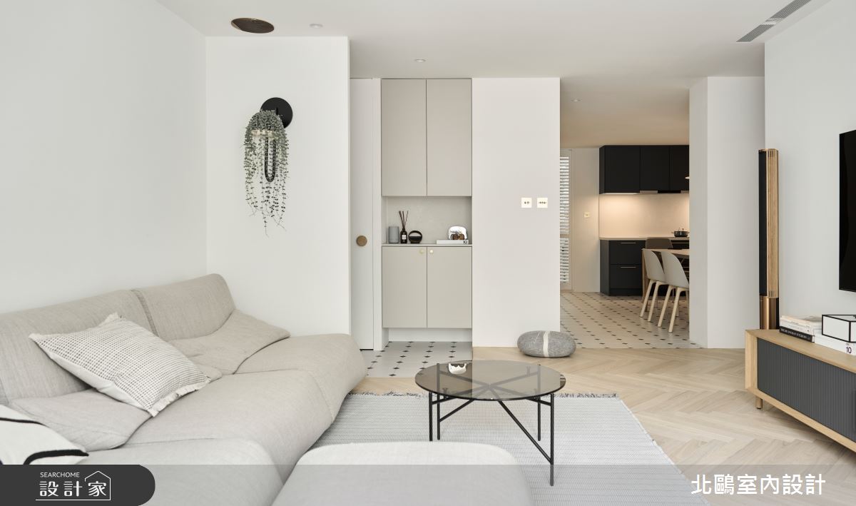 老屋(41~50年)＿北歐風客廳案例圖片＿北鷗室內設計＿北鷗_56Evan House之5