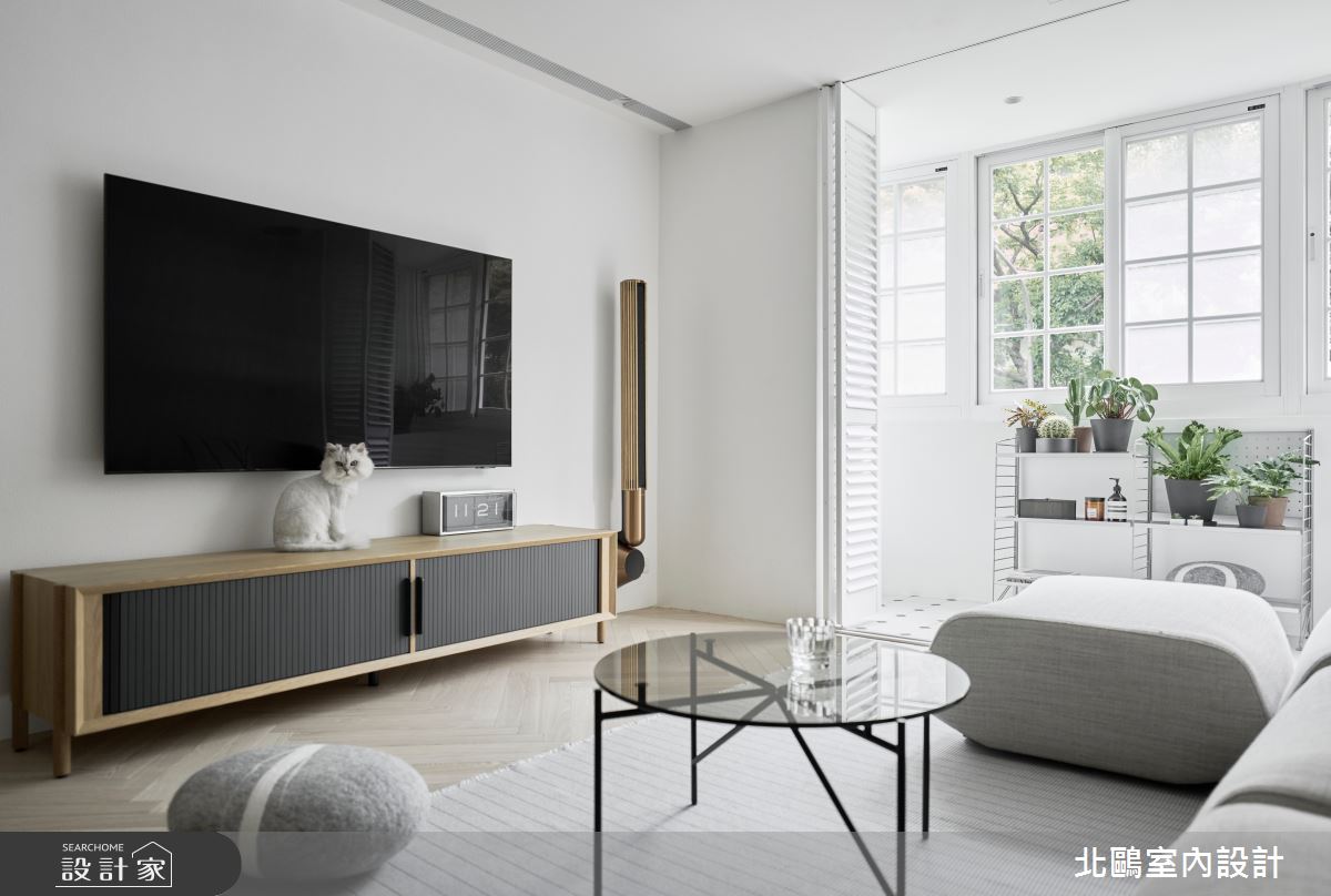 老屋(41~50年)＿北歐風客廳案例圖片＿北鷗室內設計＿北鷗_56Evan House之7