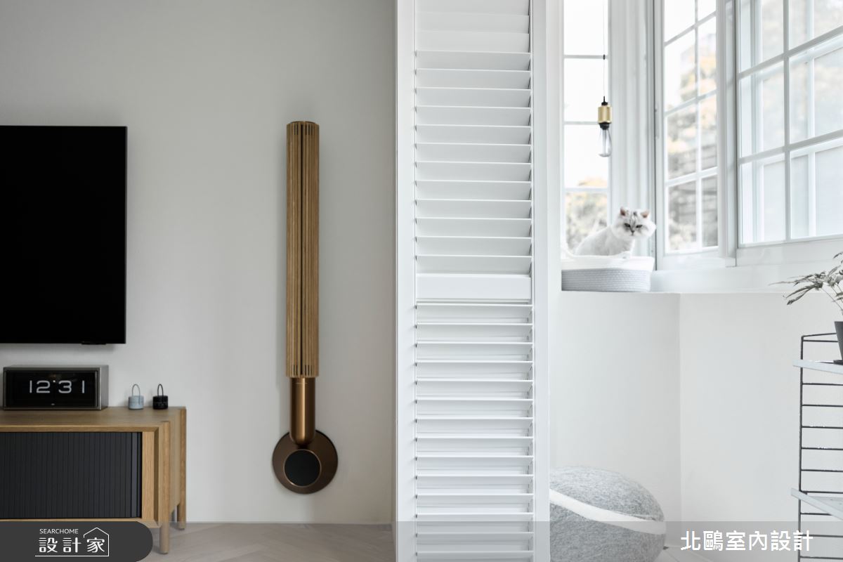 老屋(41~50年)＿北歐風客廳寵物陽台案例圖片＿北鷗室內設計＿北鷗_56Evan House之13