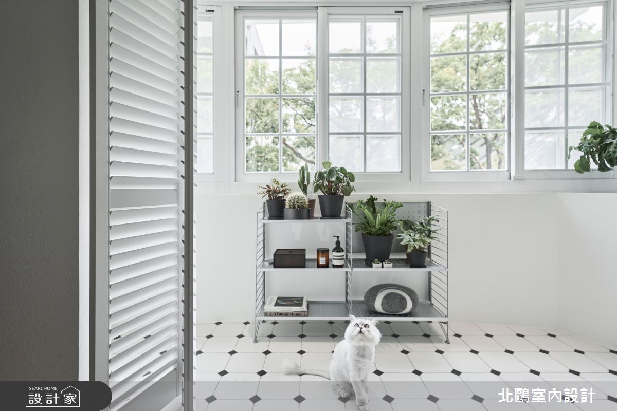 老屋(41~50年)＿北歐風陽台案例圖片＿北鷗室內設計＿北鷗_56Evan House之14