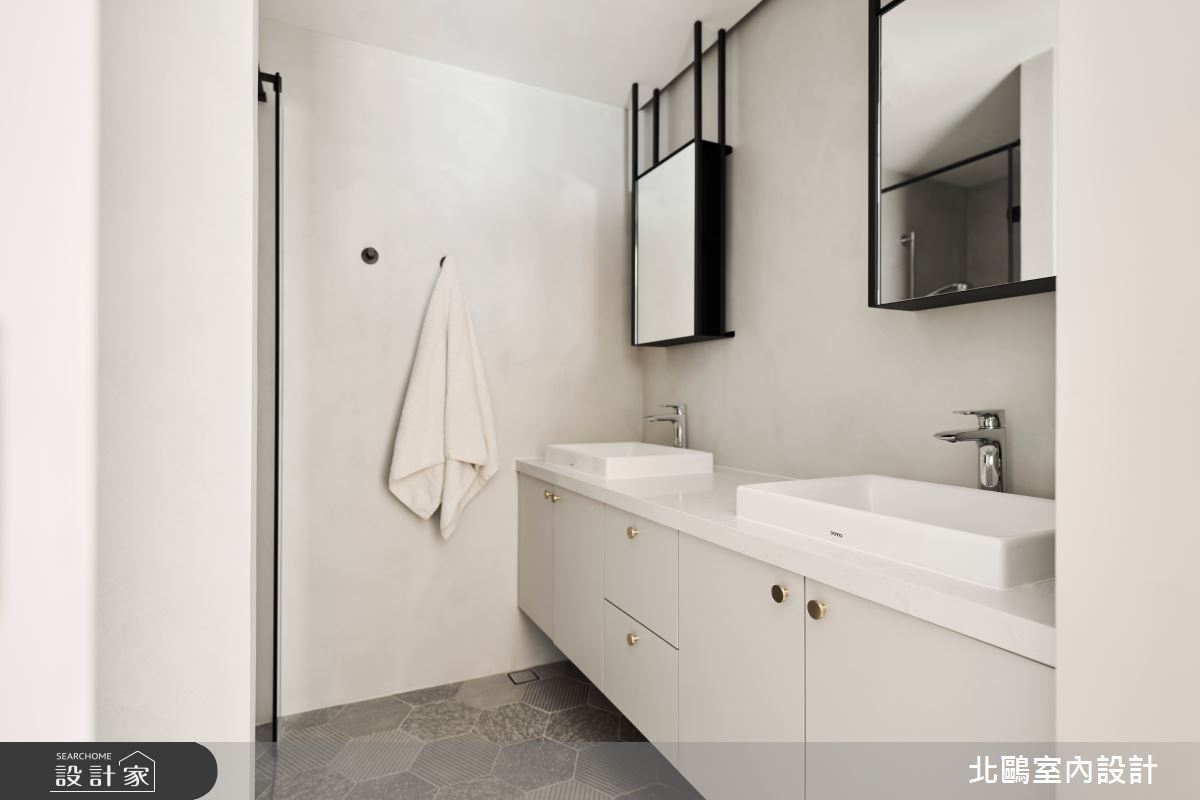 老屋(41~50年)＿北歐風浴室案例圖片＿北鷗室內設計＿北鷗_56Evan House之42