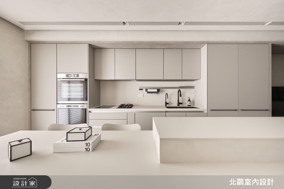 毛胚屋＿北歐風餐廳廚房中島案例圖片＿北鷗室內設計＿北鷗_57Green House之17