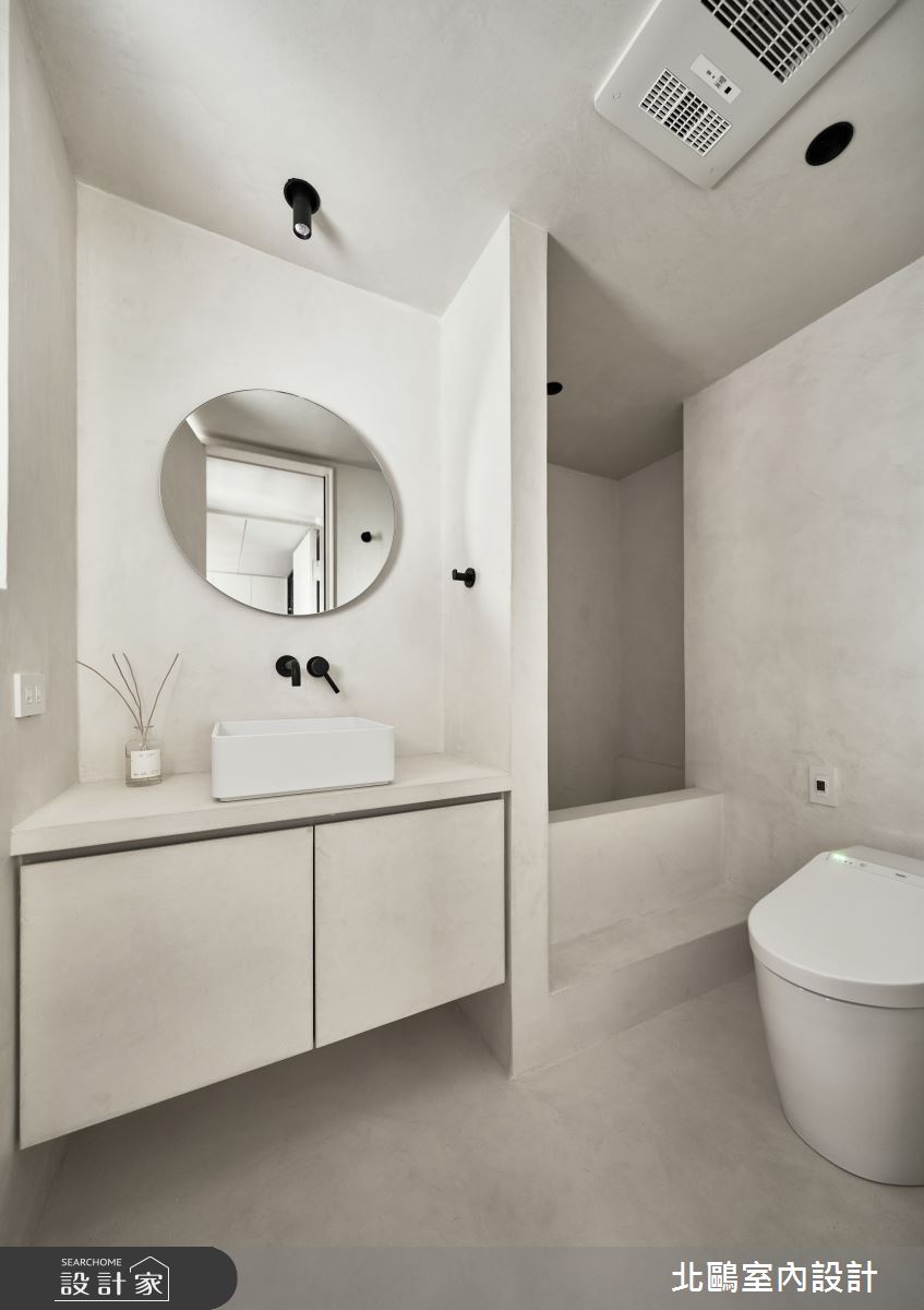 毛胚屋＿北歐風浴室案例圖片＿北鷗室內設計＿北鷗_57Green House之25
