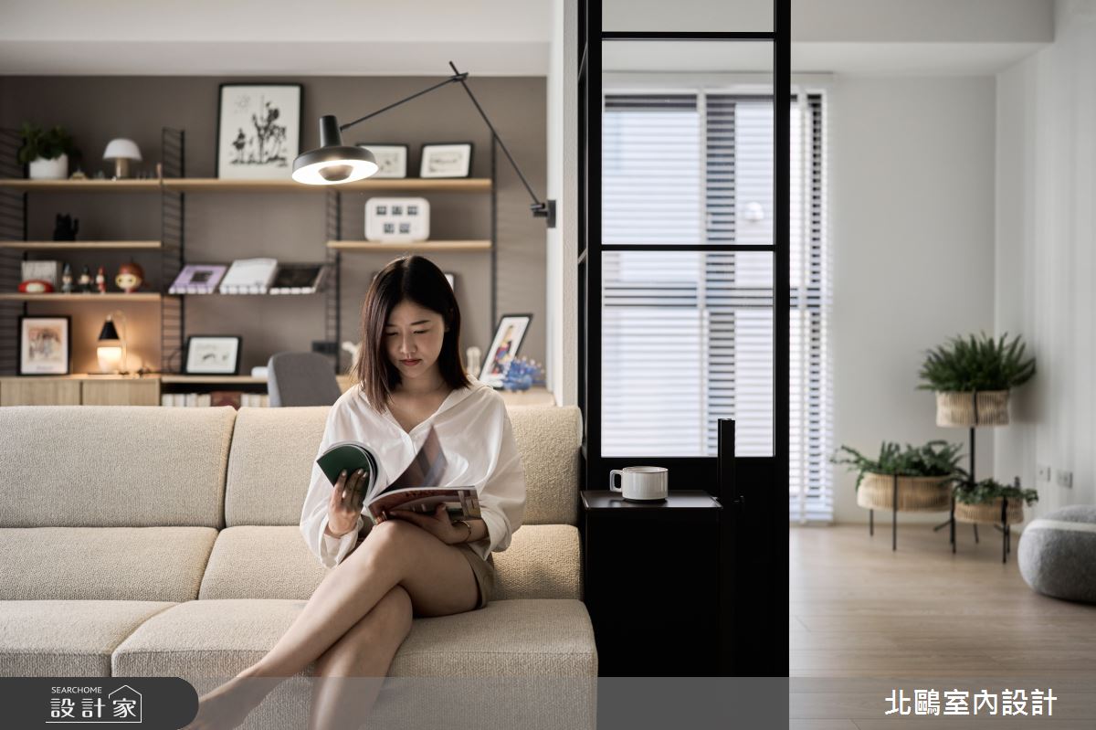 新成屋(5年以下)＿北歐風客廳案例圖片＿北鷗室內設計＿北鷗_58Jerry House之12