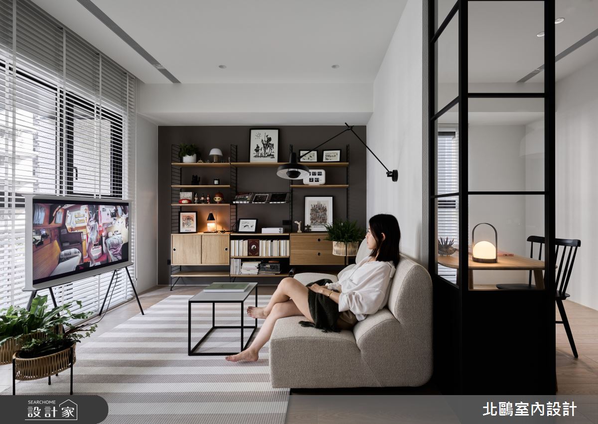 新成屋(5年以下)＿北歐風客廳案例圖片＿北鷗室內設計＿北鷗_58Jerry House之14