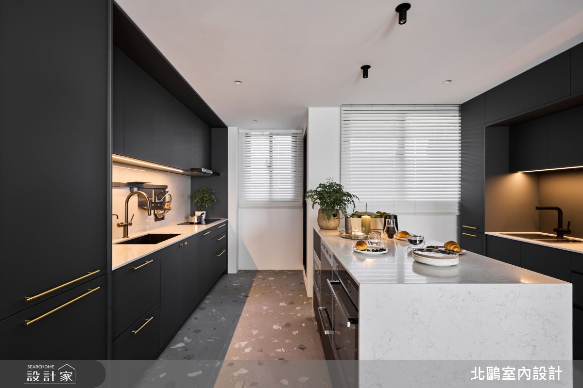 37坪新成屋(5年以下)＿北歐風廚房中島案例圖片＿北鷗室內設計＿北鷗_59Lyons House之28