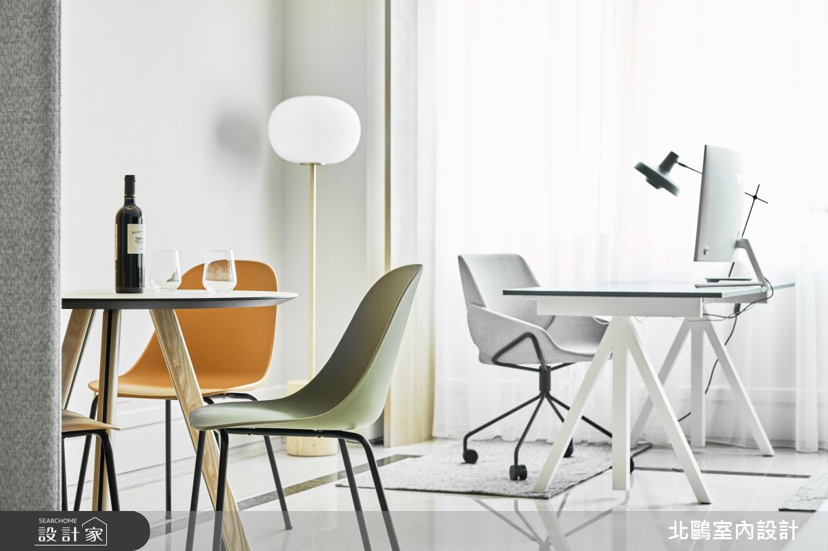48坪中古屋(5~15年)＿北歐風客廳工作區案例圖片＿北鷗室內設計＿北鷗_60AD Link VIP Lounge之17