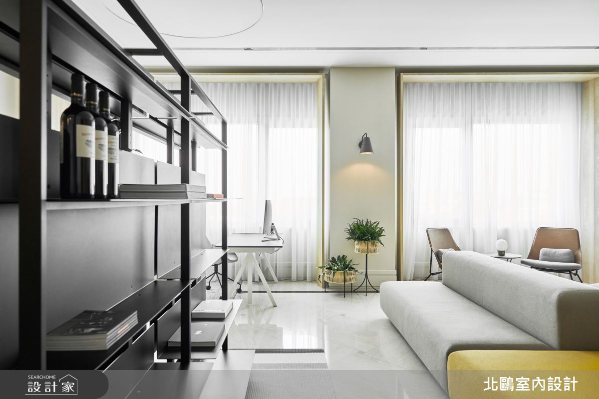 48坪中古屋(5~15年)＿北歐風客廳案例圖片＿北鷗室內設計＿北鷗_60AD Link VIP Lounge之11