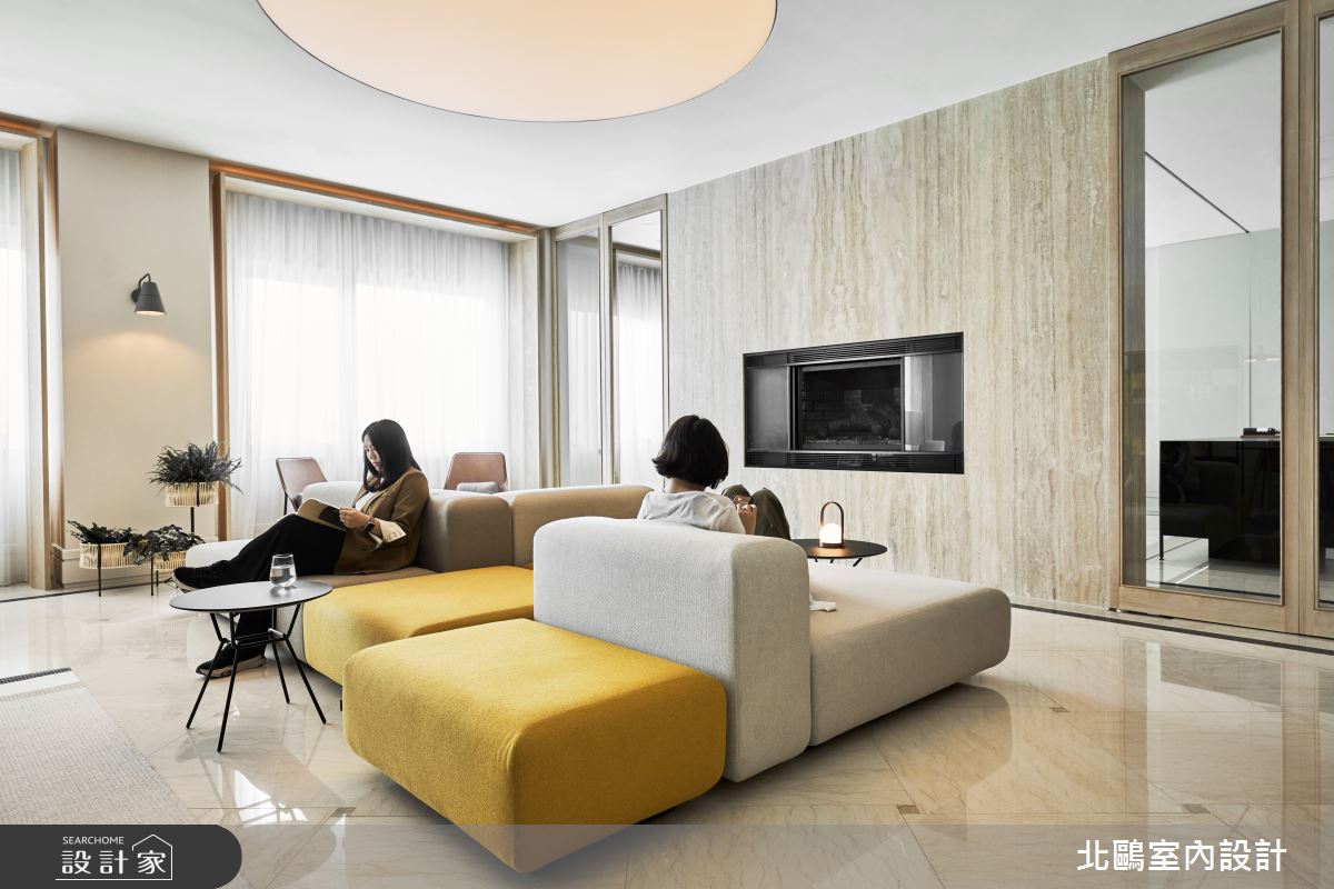 48坪中古屋(5~15年)＿北歐風客廳案例圖片＿北鷗室內設計＿北鷗_60AD Link VIP Lounge之5
