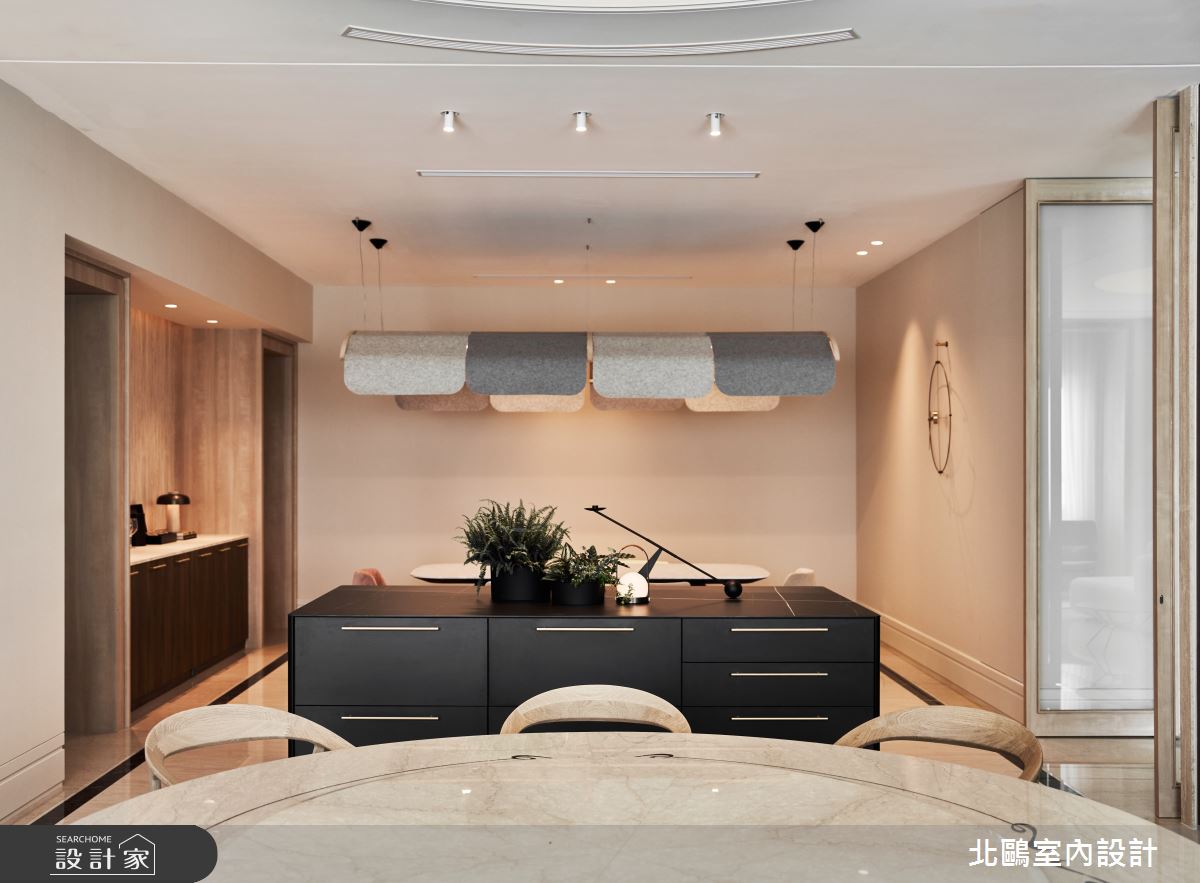 48坪中古屋(5~15年)＿北歐風餐廳中島案例圖片＿北鷗室內設計＿北鷗_60AD Link VIP Lounge之21