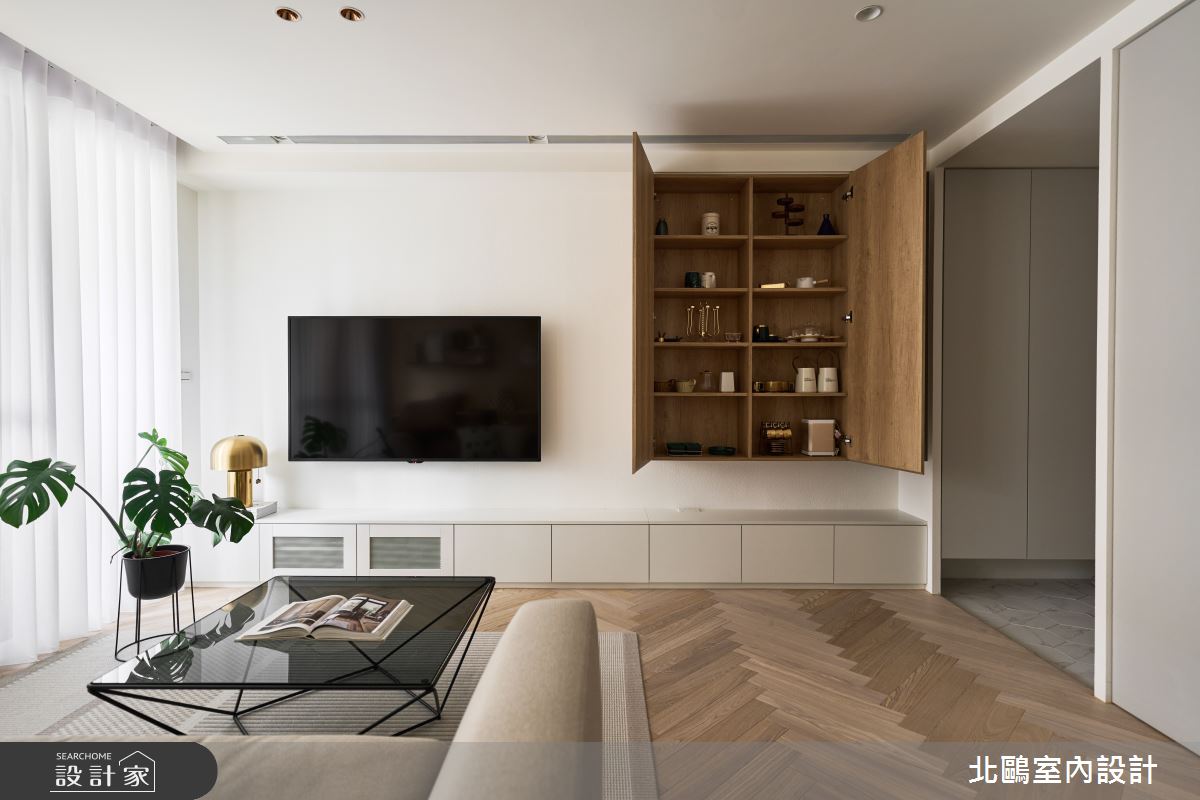 24坪新成屋(5年以下)＿北歐風客廳案例圖片＿北鷗室內設計＿北鷗_61Bling House之3