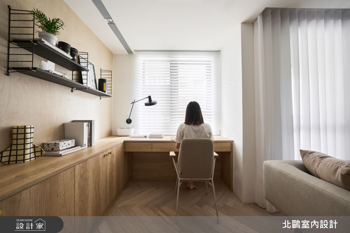 24坪新成屋(5年以下)＿北歐風書房案例圖片＿北鷗室內設計＿北鷗_61Bling House之7