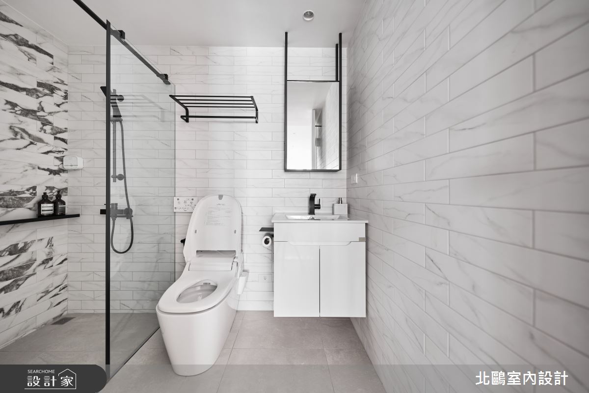 24坪新成屋(5年以下)＿北歐風浴室案例圖片＿北鷗室內設計＿北鷗_61Bling House之26