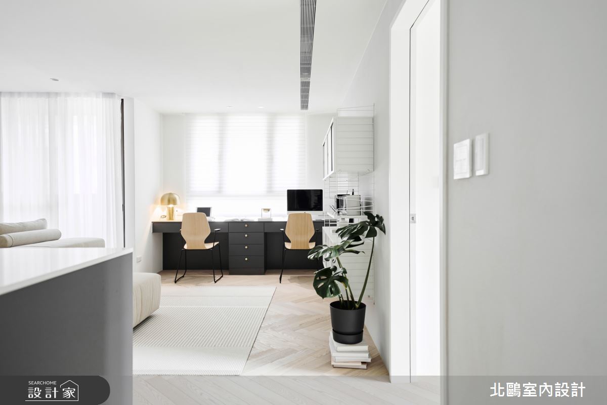 30坪新成屋(5年以下)＿北歐風書房案例圖片＿北鷗室內設計＿北鷗_62MQ House之23