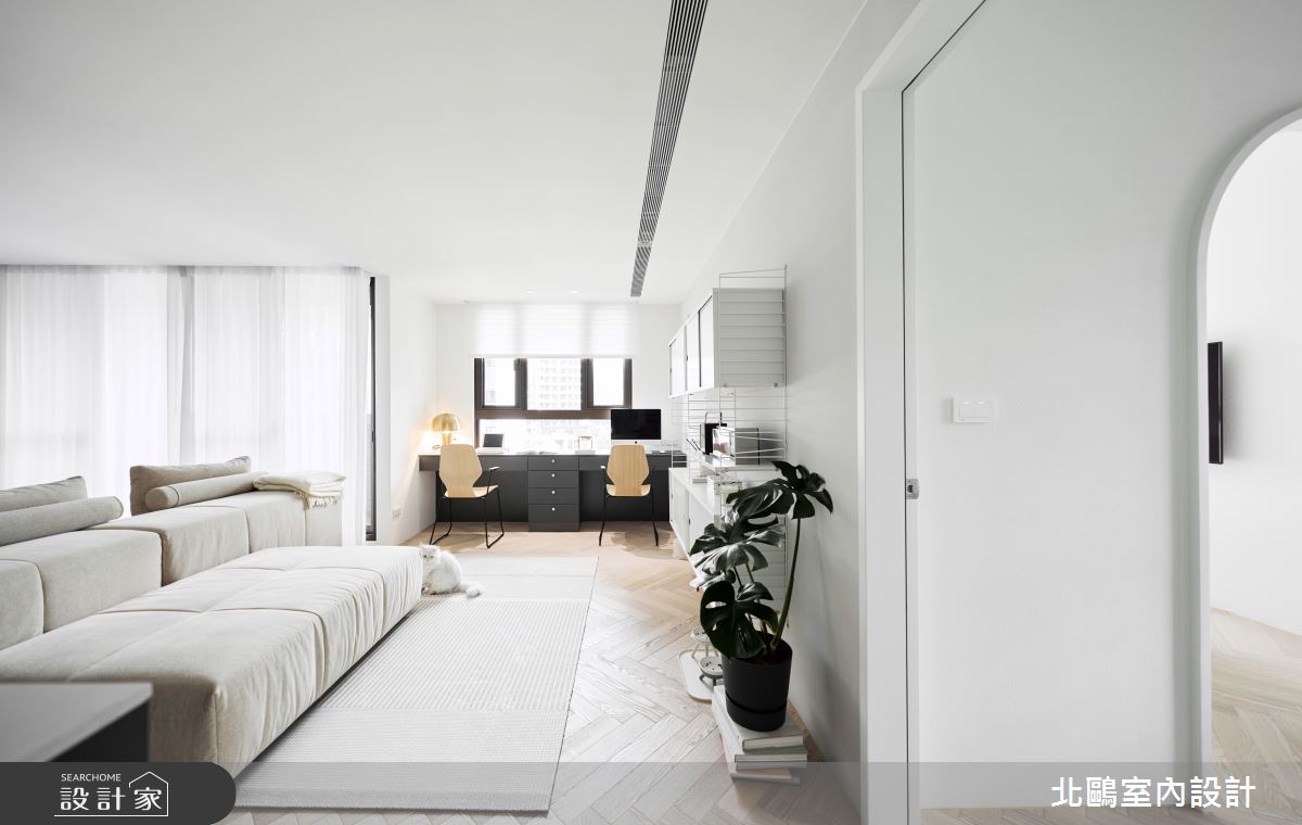 30坪新成屋(5年以下)＿北歐風書房案例圖片＿北鷗室內設計＿北鷗_62MQ House之24